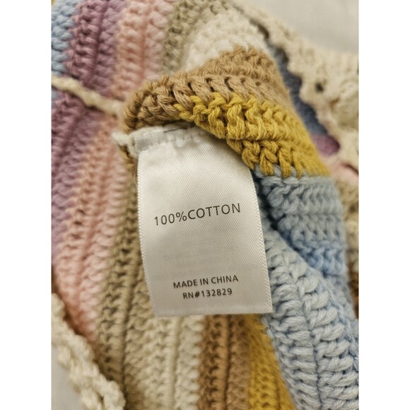 Lovers + Friends Lisette Crochet Skirt XS Horizon Stripe Beach Revolve NWT‎ - Picture 4 of 7